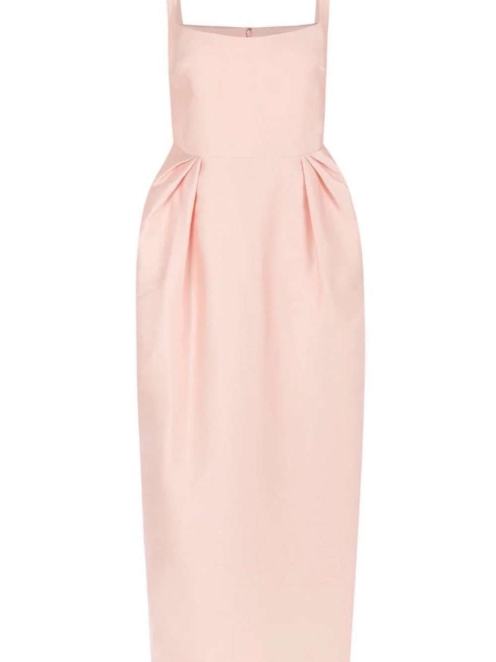 Maison Armory Tulip Dress Square-Neck Pink Midi